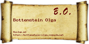 Bottenstein Olga névjegykártya